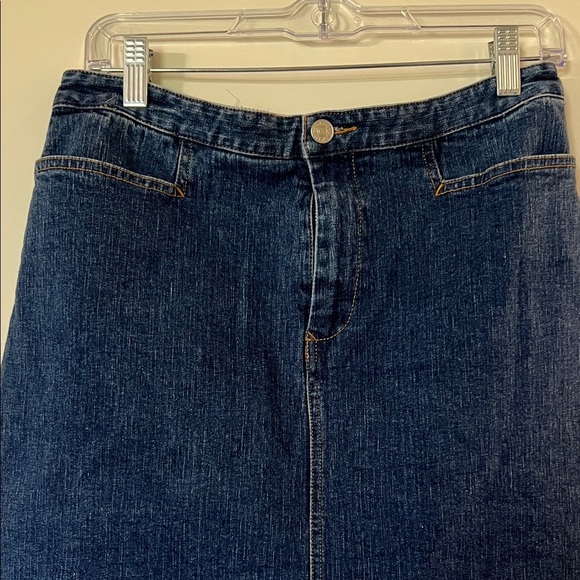 Tommy Hilfiger Dark Blue A-Line Skirt - Picture 3 of 6